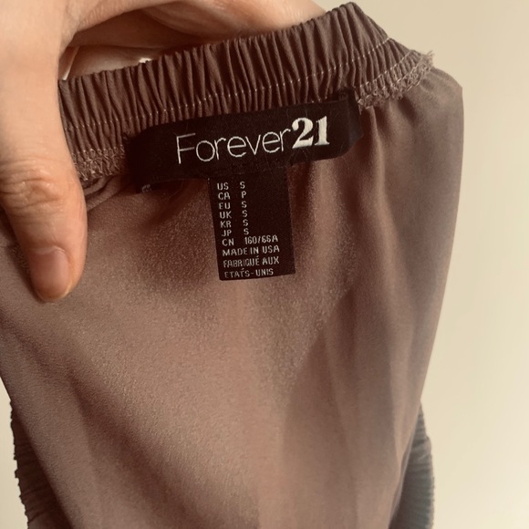Forever 21 Brown High-Low Skirt - Picture 4 of 4
